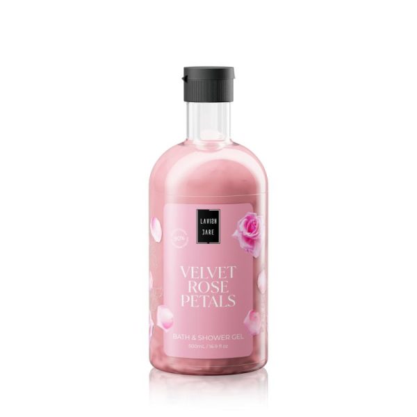 Lavish Care Velvet Rose Petals Bath & Shower Gel - Αφρόλουτρο 500ml