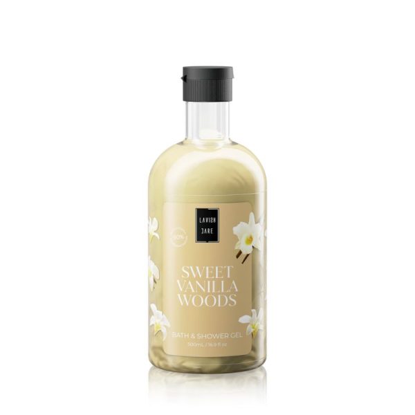 Lavish Care Sweet Vanilla Woods Bath & Shower Gel - Αφρόλουτρο 500ml